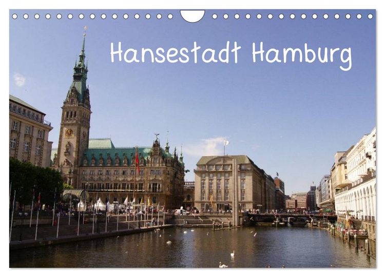 Produktbild: Hansestadt Hamburg (Wandkalender 2026 DIN A4 quer), CALVENDO Monatskalender