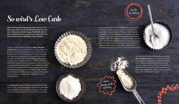 Produktbild: 40 Low-Carb-Kuchen aus 1 Teig