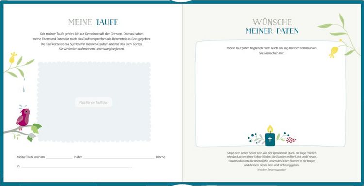 Produktbild: Kleines Eintragalbum