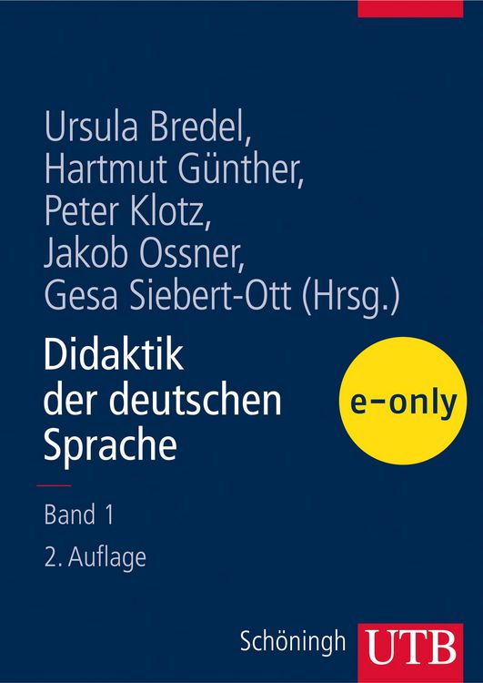 Produktbild: Didaktik der deutschen Sprache - Band 1
