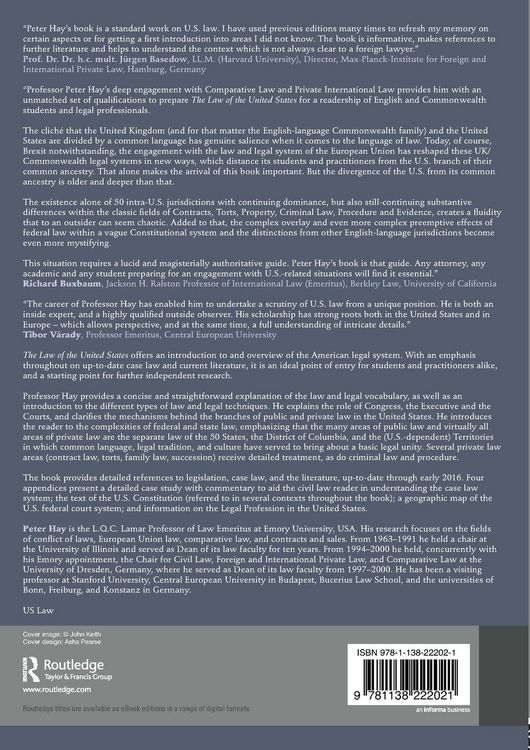 Produktbild: The Law of the United States