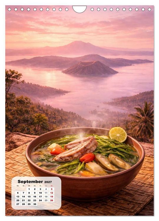 Produktbild: Philippinen - Eine Schlemmerreise durch die Perle des Orients (Wandkalender 2027 DIN A4 hoch), CALVENDO Monatskalender