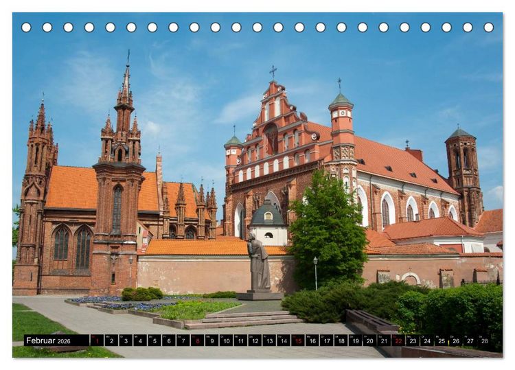 Produktbild: Litauens Sch&ouml;nheiten (Tischkalender 2026 DIN A5 quer), CALVENDO Monatskalender