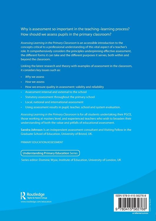 Produktbild: Assessing Learning in the Primary Classroom
