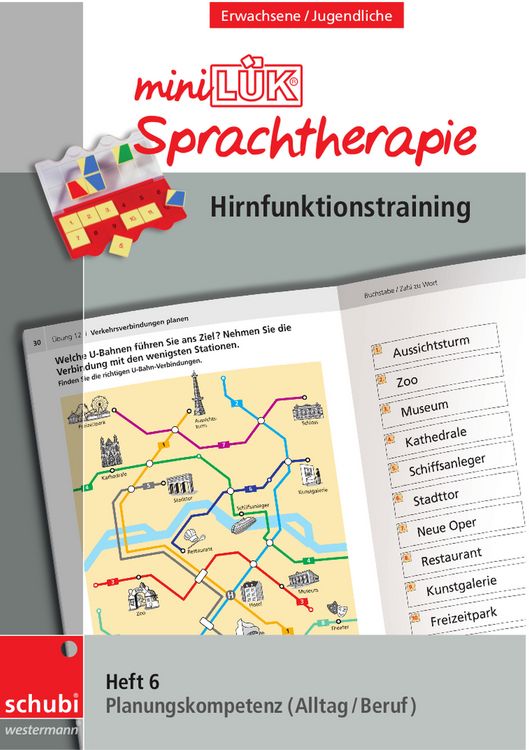 Produktbild: miniL&Uuml;K-Sprachtherapie - Hirnfunktionstraining