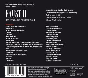 Produktbild: Goethe: Faust- Trag&ouml;die 2.Teil
