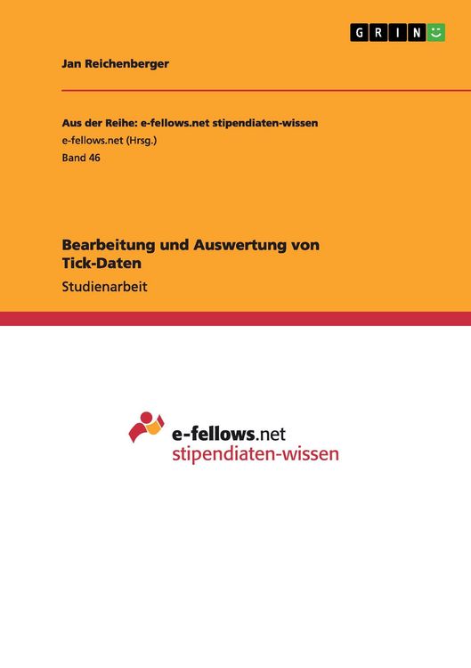 Produktbild: Bearbeitung und Auswertung von Tick-Daten