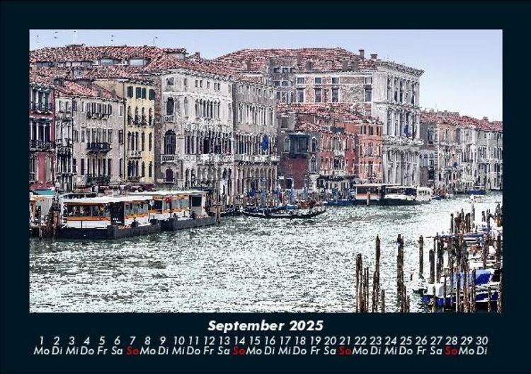 Produktbild: Venedig 2025 Fotokalender DIN A5