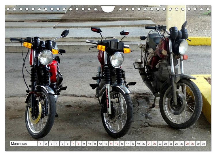 Produktbild: The Legendary MZ (Wall Calendar 2026 DIN A4 landscape), CALVENDO 12 Month Wall Calendar