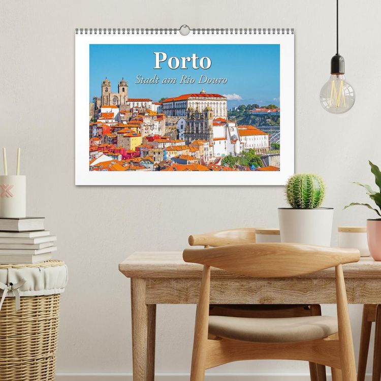 Produktbild: Porto - Stadt am Rio Douro (Wandkalender 2026 DIN A3 quer), CALVENDO Monatskalender