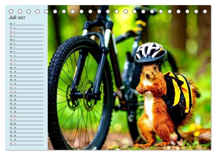 Produktbild: Tierisch kreativ: Hobbies im Tierreich (Tischkalender 2027 DIN A5 quer), CALVENDO Monatskalender