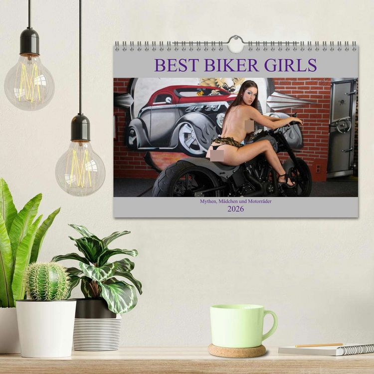 Produktbild: Best Biker Girls (Wandkalender 2026 DIN A4 quer), CALVENDO Monatskalender