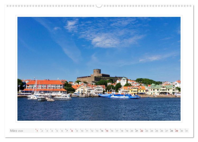 Produktbild: Bohusl&auml;n. Sk&auml;rhamn - R&ouml;nn&auml;ng - Marstrand (Wandkalender 2026 DIN A2 quer), CALVENDO Monatskalender