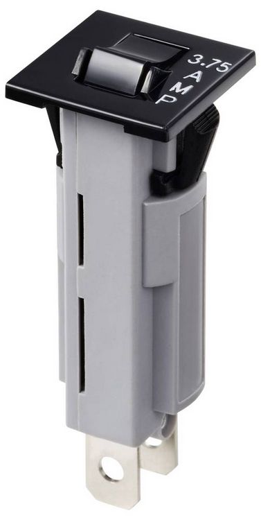 Produktbild: TRU COMPONENTS TC-13401624 Leistungsschalter thermisch 125 V/AC, 250 V/AC, 32 V/DC, 50 V/DC 3.75 A 1 St.