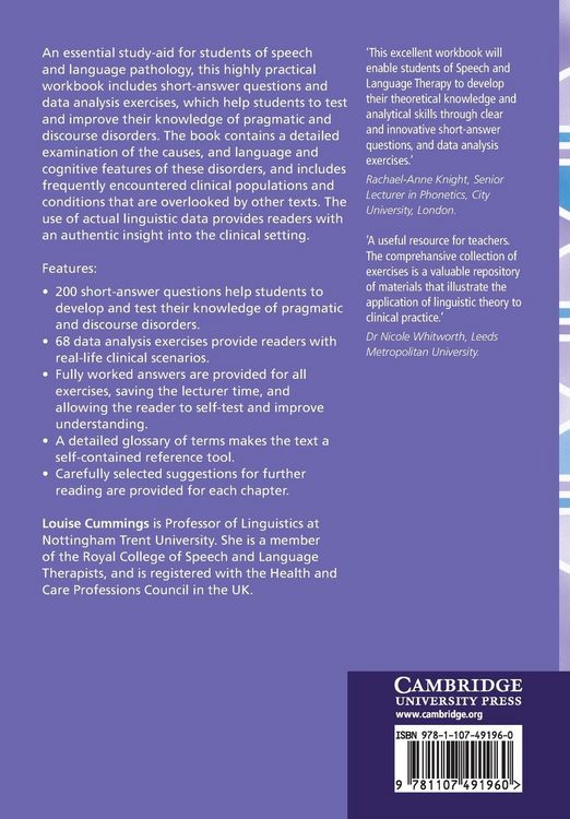 Produktbild: Pragmatic and Discourse Disorders