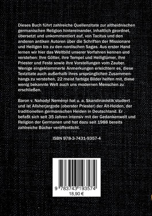 Produktbild: Quellen zum germanischen Heidentum