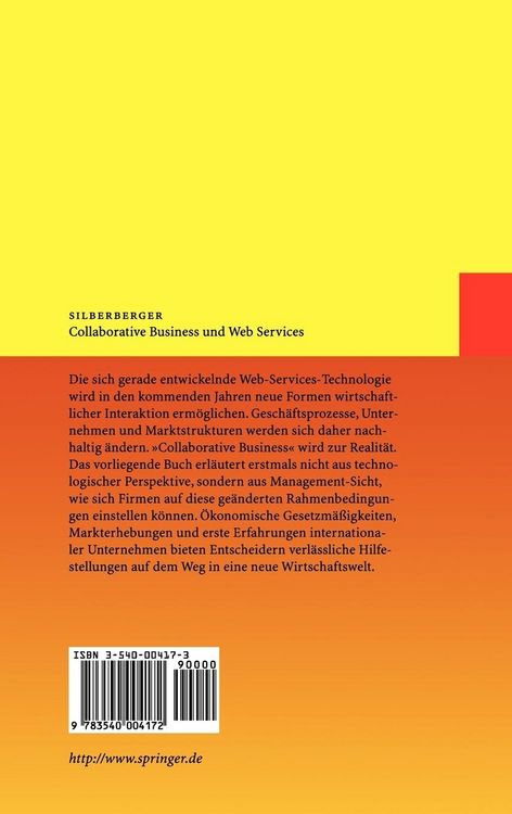 Produktbild: Collaborative Business und Web Services
