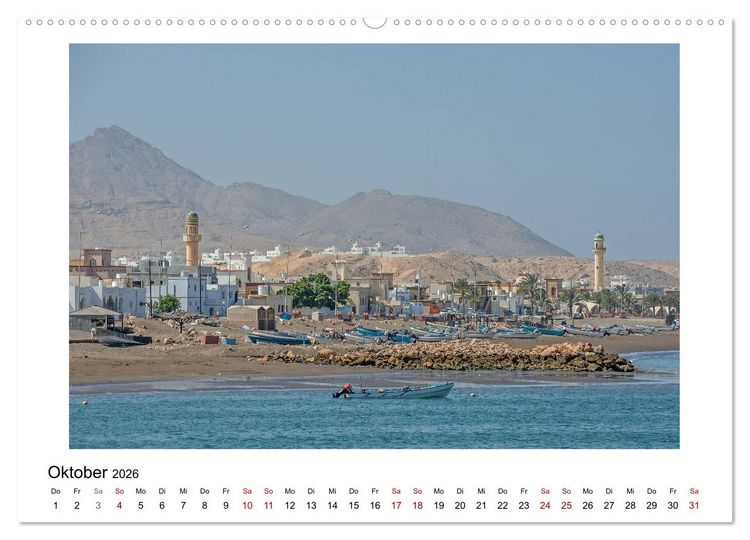 Produktbild: Sagenhafter Oman (Wandkalender 2026 DIN A2 quer), CALVENDO Monatskalender
