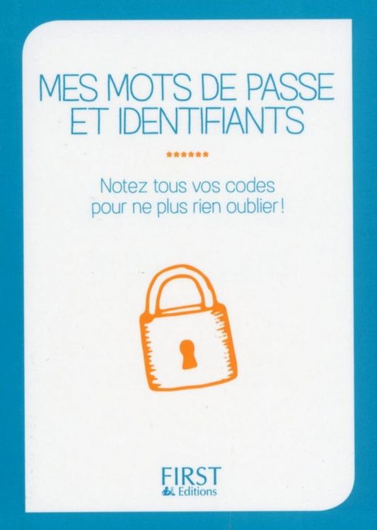 Produktbild: Mes mots de passe et identifiants