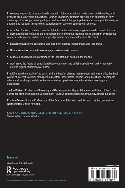Produktbild: Delivering Educational Change in Higher Education