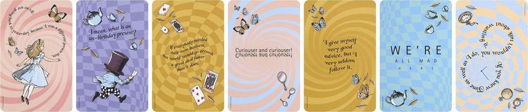 Produktbild: Moleskine Alice im Wunderland Postkarten (7 St&uuml;ck)