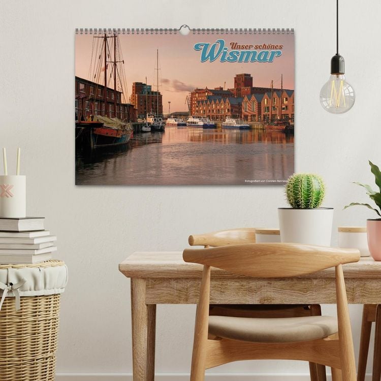 Produktbild: Unser sch&ouml;nes Wismar (Wandkalender 2026 DIN A3 quer), CALVENDO Monatskalender