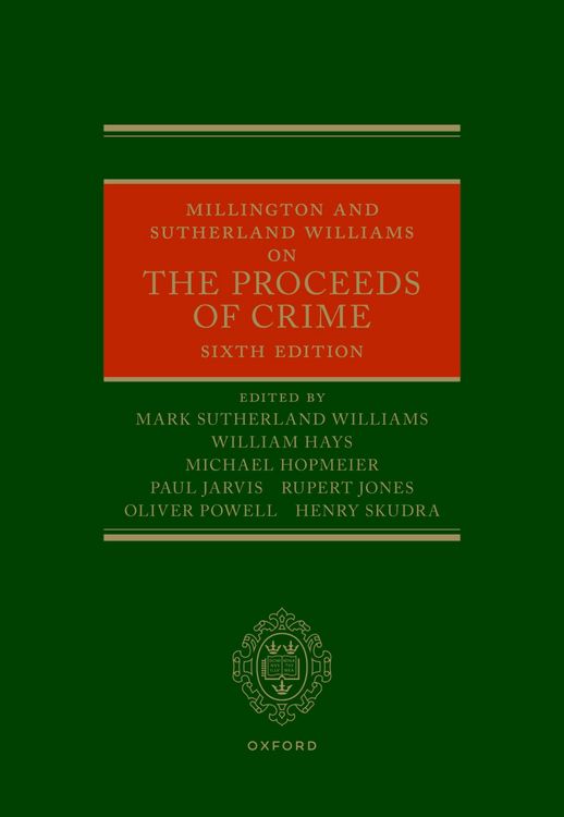 Produktbild: Millington and Sutherland Williams on the Proceeds of Crime