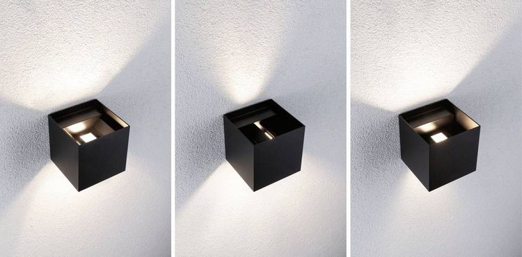 Produktbild: Paulmann 94847 LED-Au&szlig;enwandleuchte LED 5W Anthrazit