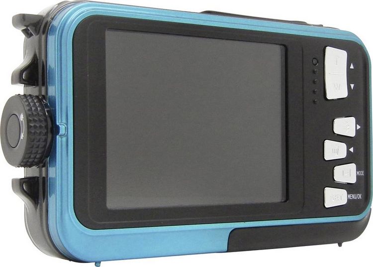 Produktbild: GoXtreme Reef Blue Digitalkamera 24 Megapixel  Blau  Full HD Video, Wasserdicht bis 3 m, Unterwasserkamera, Sto&szlig;fest, mit eingebautem Blitz