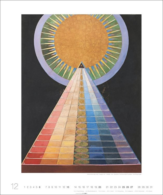 ArtboxONE Bauhaus Kalender 2026 - A3 Wandkalender Mit 12 Kunstmotiven