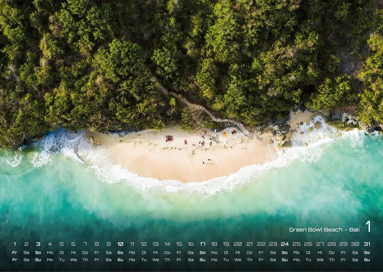 Produktbild: Inseln & Str&auml;nde - Pl&auml;tze zum Entspannen - 2027 - Kalender DIN A3