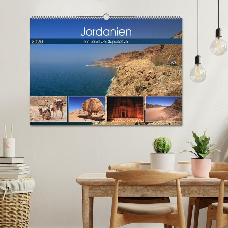 Produktbild: Jordanien - Ein Land der Superlative (Wandkalender 2026 DIN A2 quer), CALVENDO Monatskalender