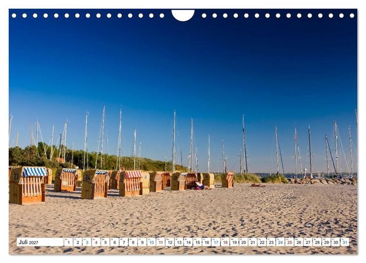 Produktbild: Die Ostseek&uuml;ste von Neustadt bis Travem&uuml;nde (Wandkalender 2027 DIN A4 quer), CALVENDO Monatskalender