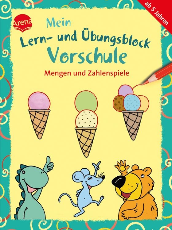 Produktbild: Mein Lern- und Übungsblock Vorschule. Mengen und Zahlenspiele