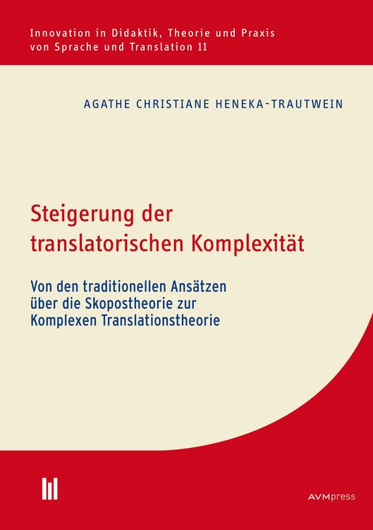 Produktbild: Steigerung der translatorischen Komplexit&auml;t