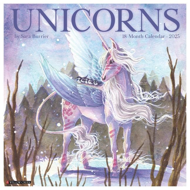 Produktbild: Unicorns by Sara Burrier (Art) 2026 Wall Calendar