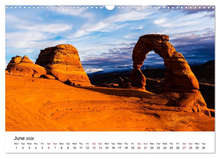 Produktbild: America&rsquo;s Most Beautiful Sceneries (Wall Calendar 2026 DIN A3 landscape), CALVENDO 12 Month Wall Calendar