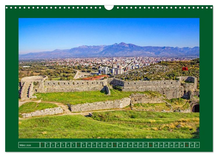 Produktbild: Shkodra &ndash; Perle im Norden Albaniens (Wandkalender 2026 DIN A3 quer), CALVENDO Monatskalender