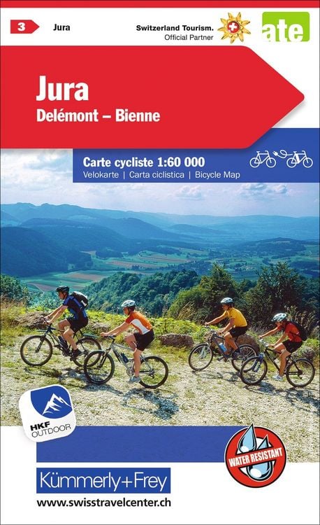 Produktbild: K&uuml;mmerly+Frey Velokarte 3 Jura 1:60.000