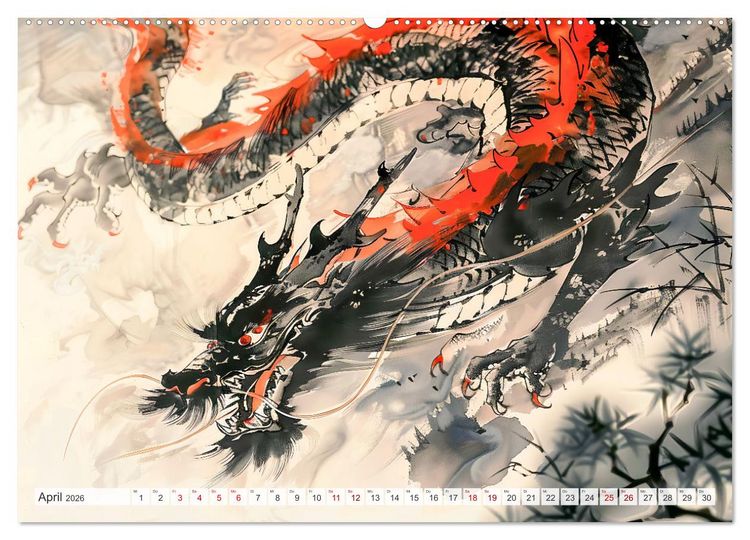 Produktbild: Die Essenz von China - Chinesische Landschaften und Symbole in Harmonie (Wandkalender 2026 DIN A2 quer), CALVENDO Monatskalender