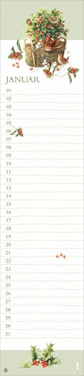 Produktbild: Marjolein Bastin: Geburtstagskalender Langplaner