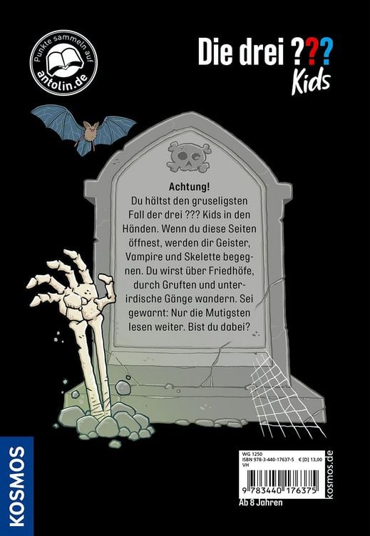 Produktbild: Die drei ??? Kids, Das gruseligste Buch aller Zeiten