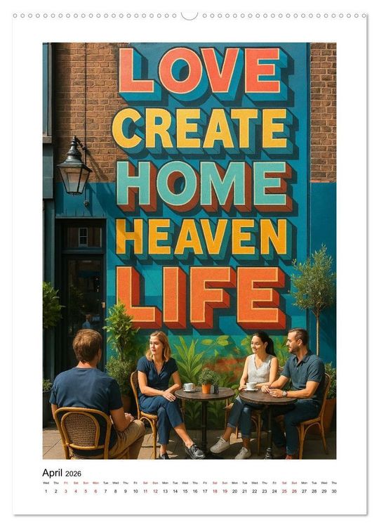 Produktbild: Facades tell Stories (Wall Calendar 2026 DIN A2 portrait), CALVENDO 12 Month Wall Calendar