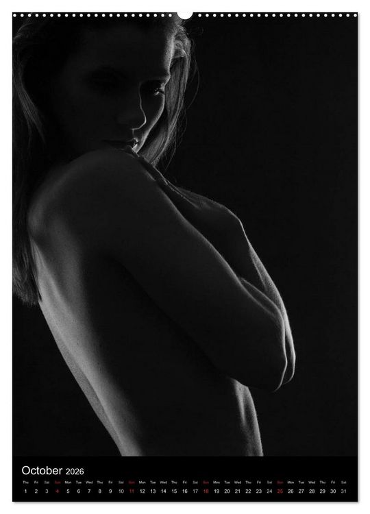 Produktbild: Erotic Silhouettes / UK-Version (High Quality Premium Wall Calendar 2026 DIN A2 portrait),CALVENDO 12 Month Wall Calendar