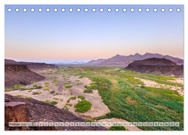 Produktbild: Namibia - Sehnsucht Afrika (Tischkalender 2026 DIN A5 quer), CALVENDO Monatskalender