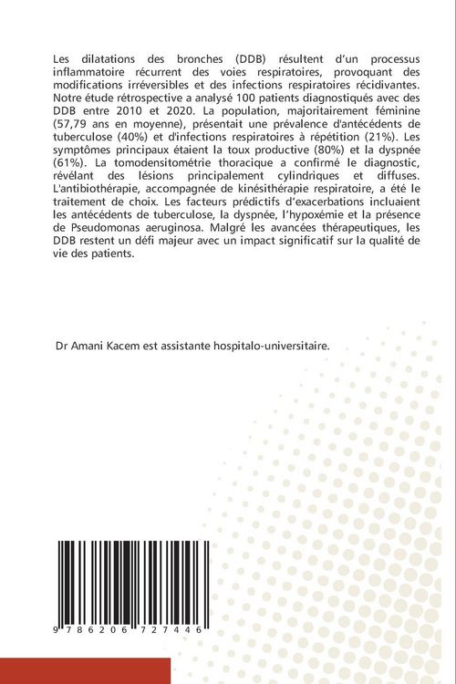 Produktbild: Les dilatations des bronches