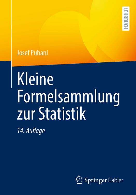 Produktbild: Kleine Formelsammlung zur Statistik