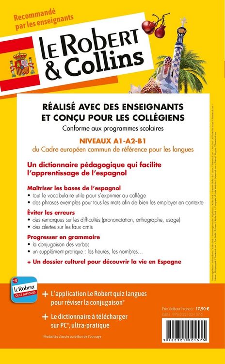 Produktbild: Le Robert & Collins coll&egrave;ge espagnol