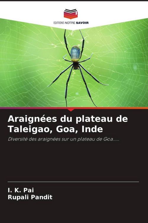 Produktbild: Araign&eacute;es du plateau de Taleigao, Goa, Inde