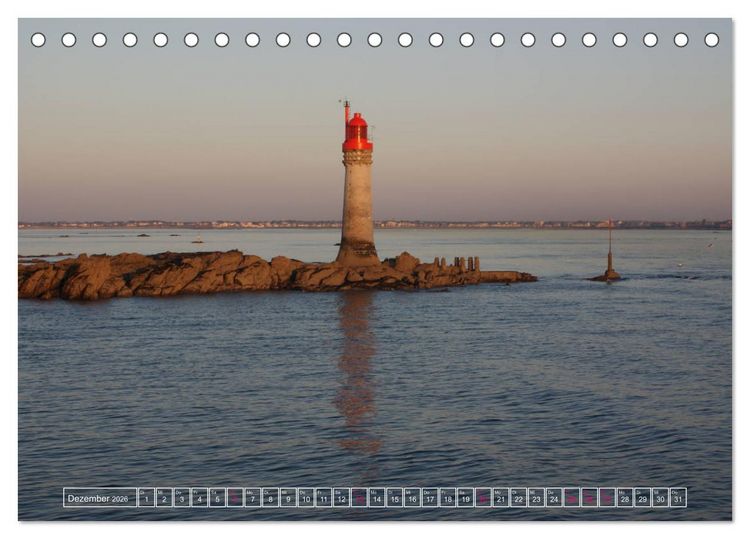 Produktbild: Anblicke und Ausblicke in der Bretagne (Tischkalender 2026 DIN A5 quer), CALVENDO Monatskalender